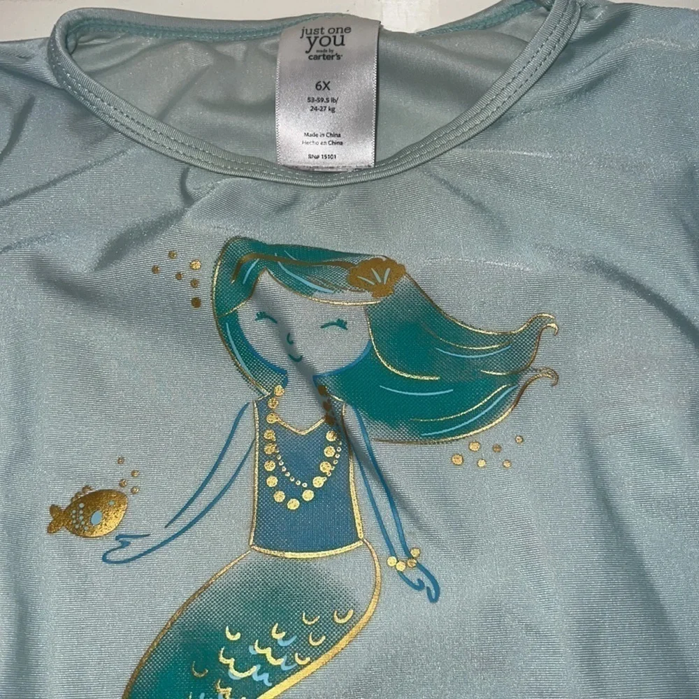 Carter’s Mermaid Rash Guard - Picture 3 of 4